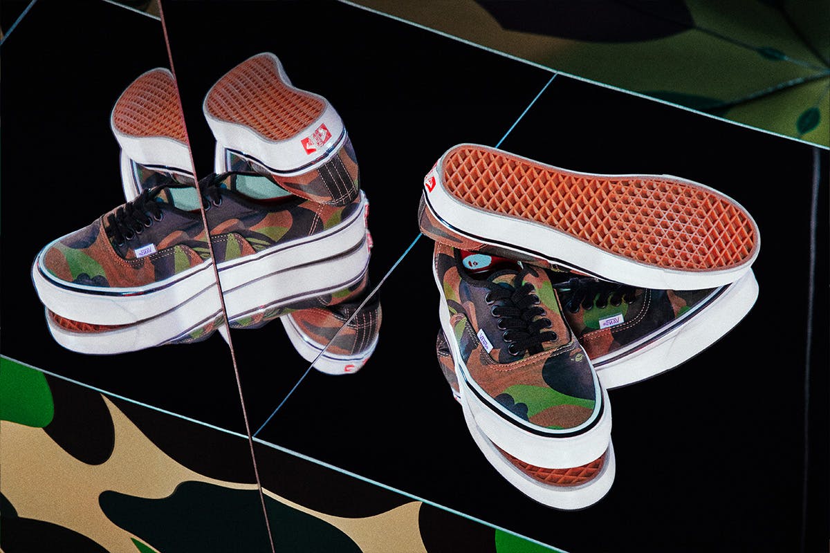 vans x bape shoes